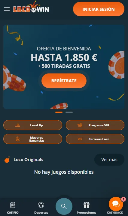 Navegación móvil LocoWin