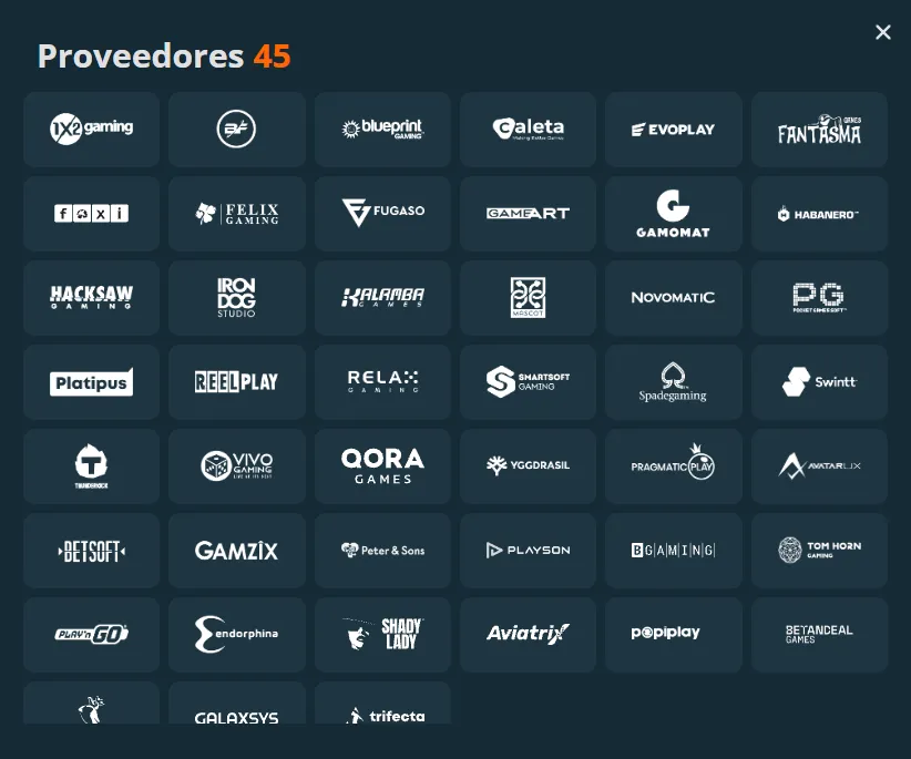 Proveedores de juegos LocoWin