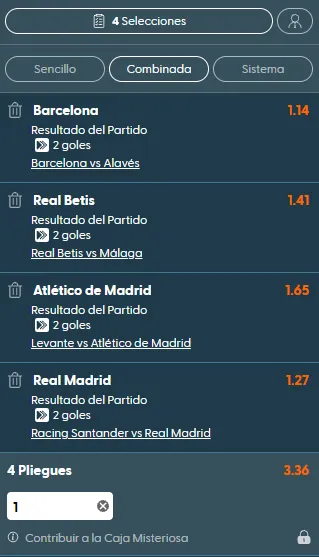 Boleto de apuestas