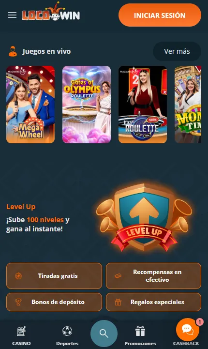 Acceso móvil a LocoWin